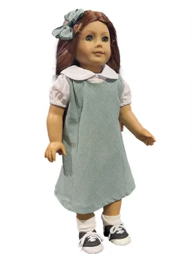 Doll Uniform Set Forest Gingham