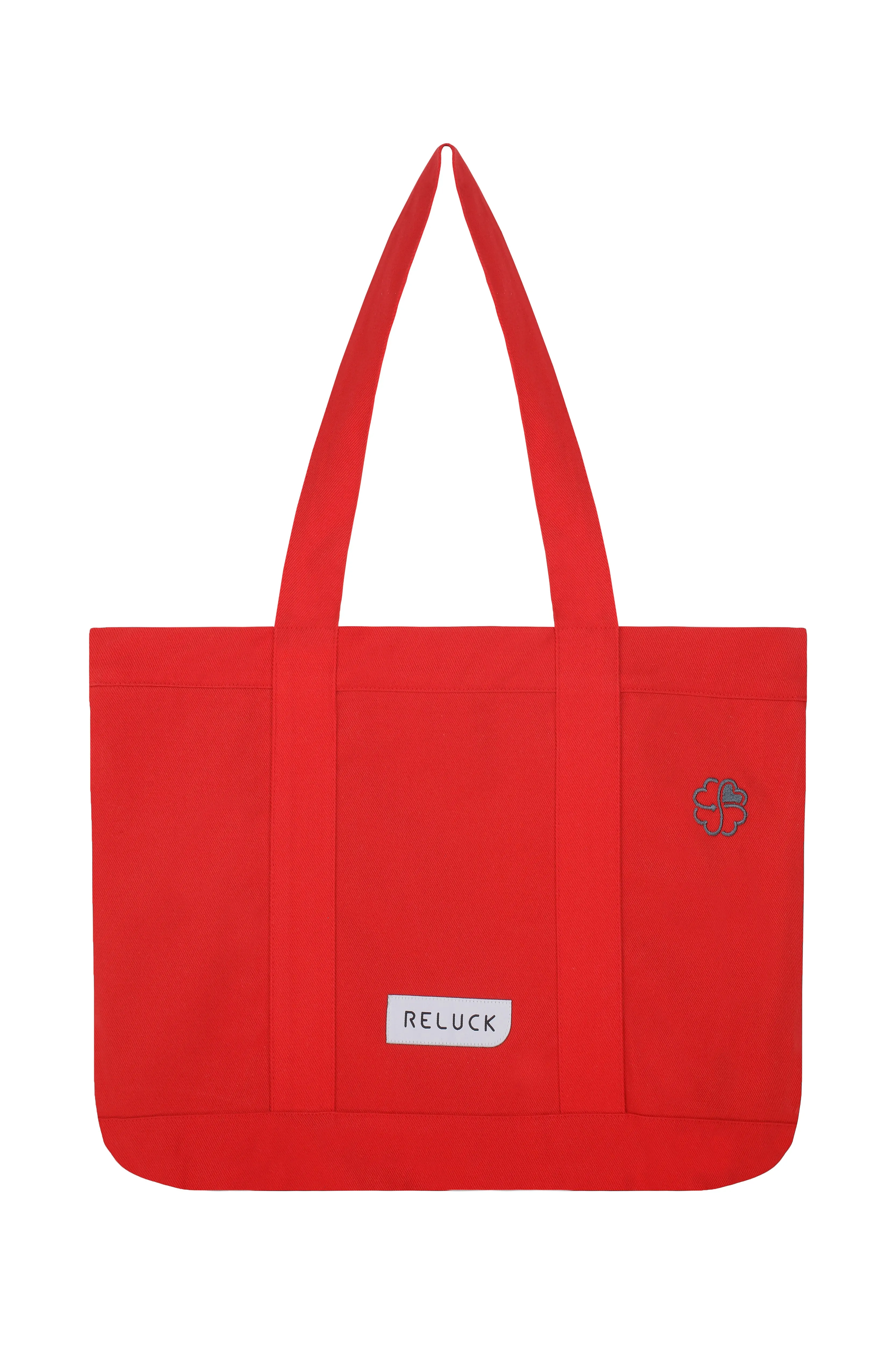 100% Recycled Daily Tote Bag Red