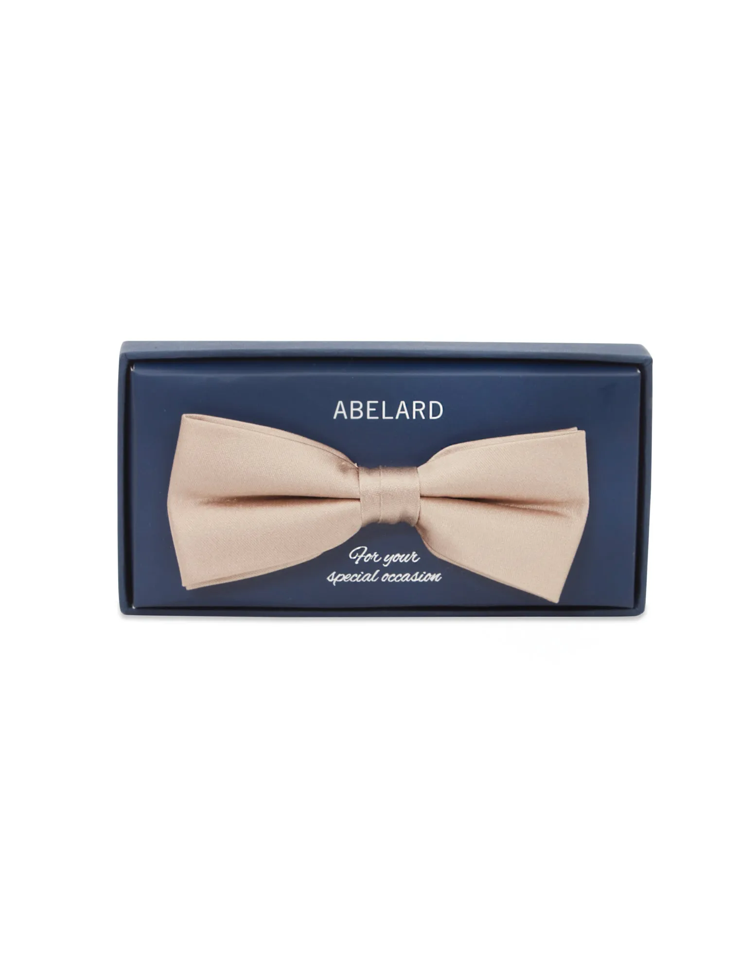 Aberlard Satin Formal Champagne Bow Tie