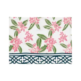 Bohemian Linens Navy/Pink Reversible Placemats - Set of 4