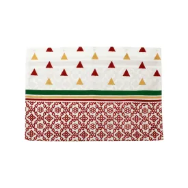 Bohemian Linens Tree Red/Gold Reversible Placemats - Set of 4