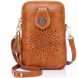 Brown CrossBody Bag-Sunflower