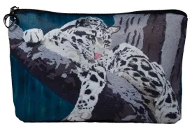 Clouded Leopard Cosmetic Bag - Secluded Grace