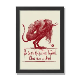 Don't Trust the Devil Artistic Print