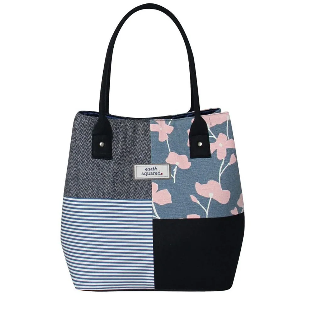 Earth Squared Patchwork Slouch Tote Bag