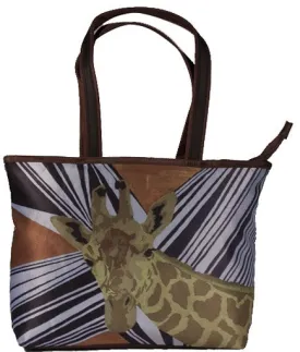 Giraffe Purrfect Tote - African Spalsh