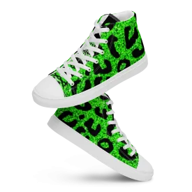 high top canvas shoes