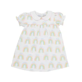 Holly Day Dress - Raine Bows with Palm Beach Pink