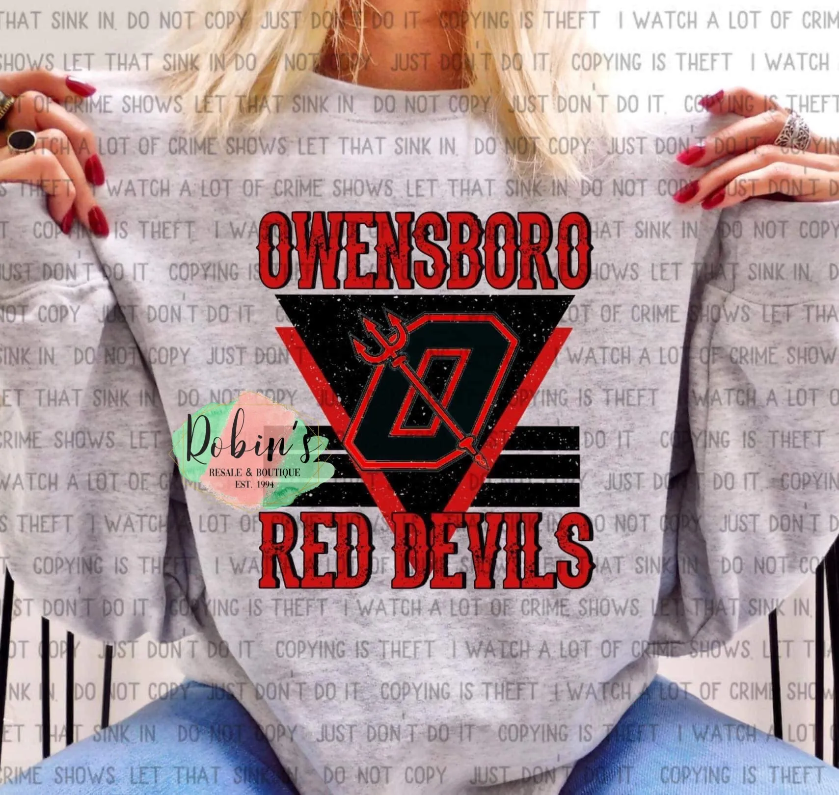 Owensboro Red Devils Tee,Sweatshirt or Hoodie Preorder