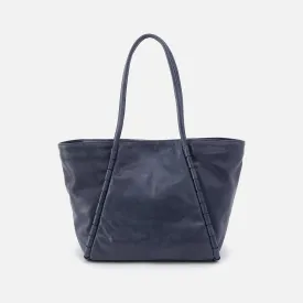 Phoebe Tote In Santa Cruz Leather - Lapis