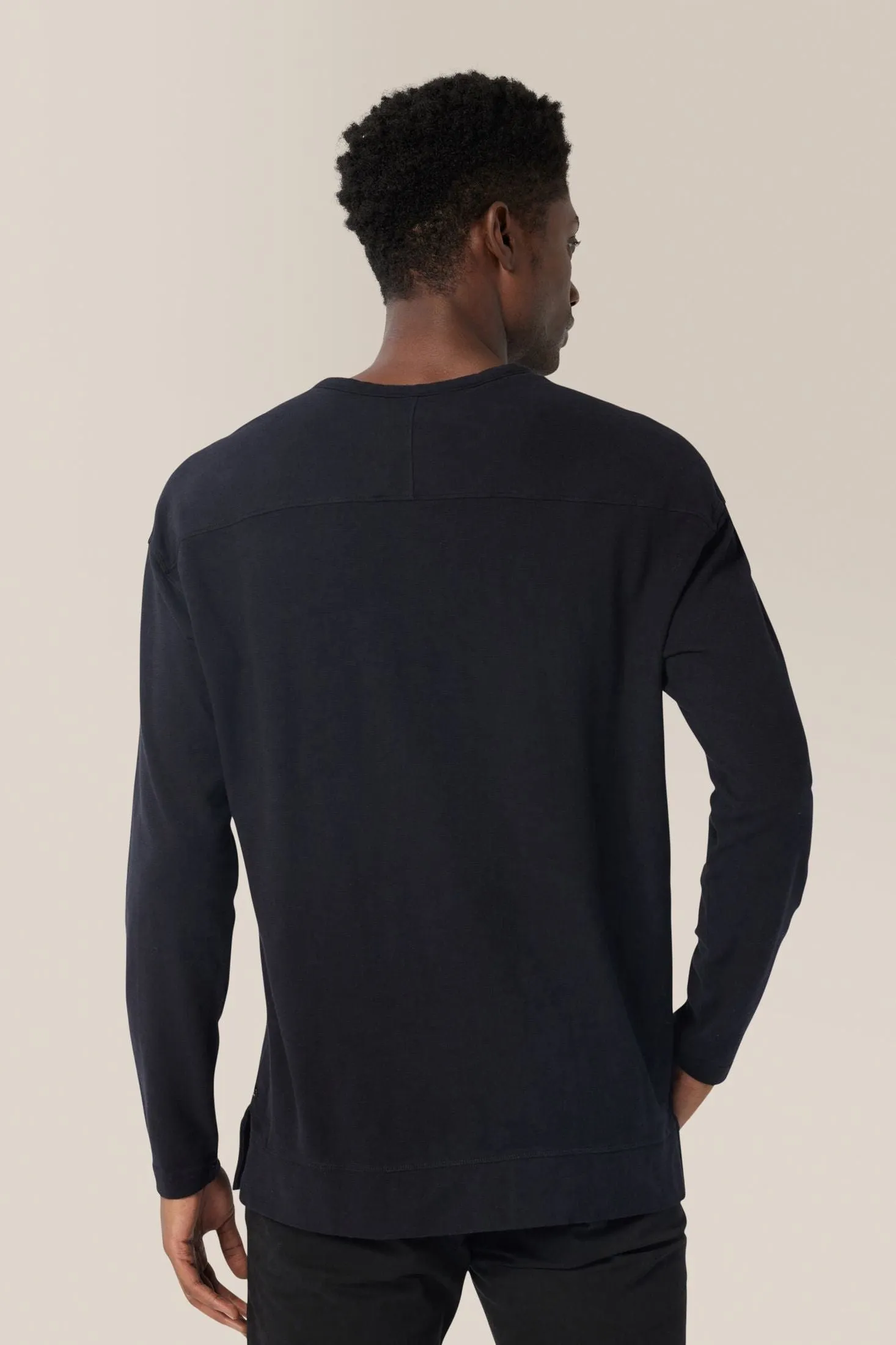 Relaxed Henley | Cotton