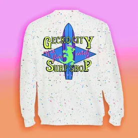 Secret Glow Splatter - Gecko City Surf Shop 1989 Crew