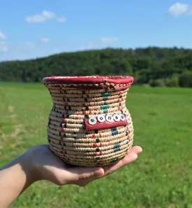 Special wicker bowl Boho style