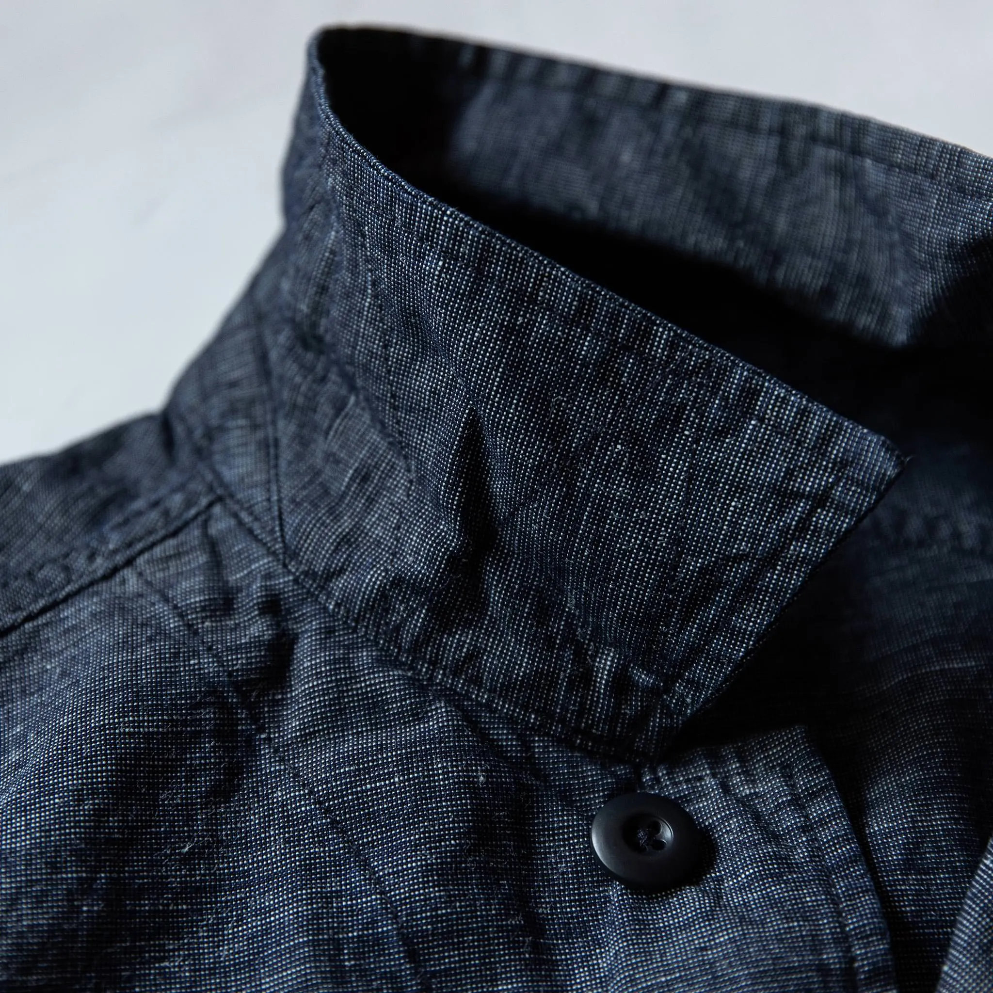 The BDU Shirt Jacket in Indigo Slub