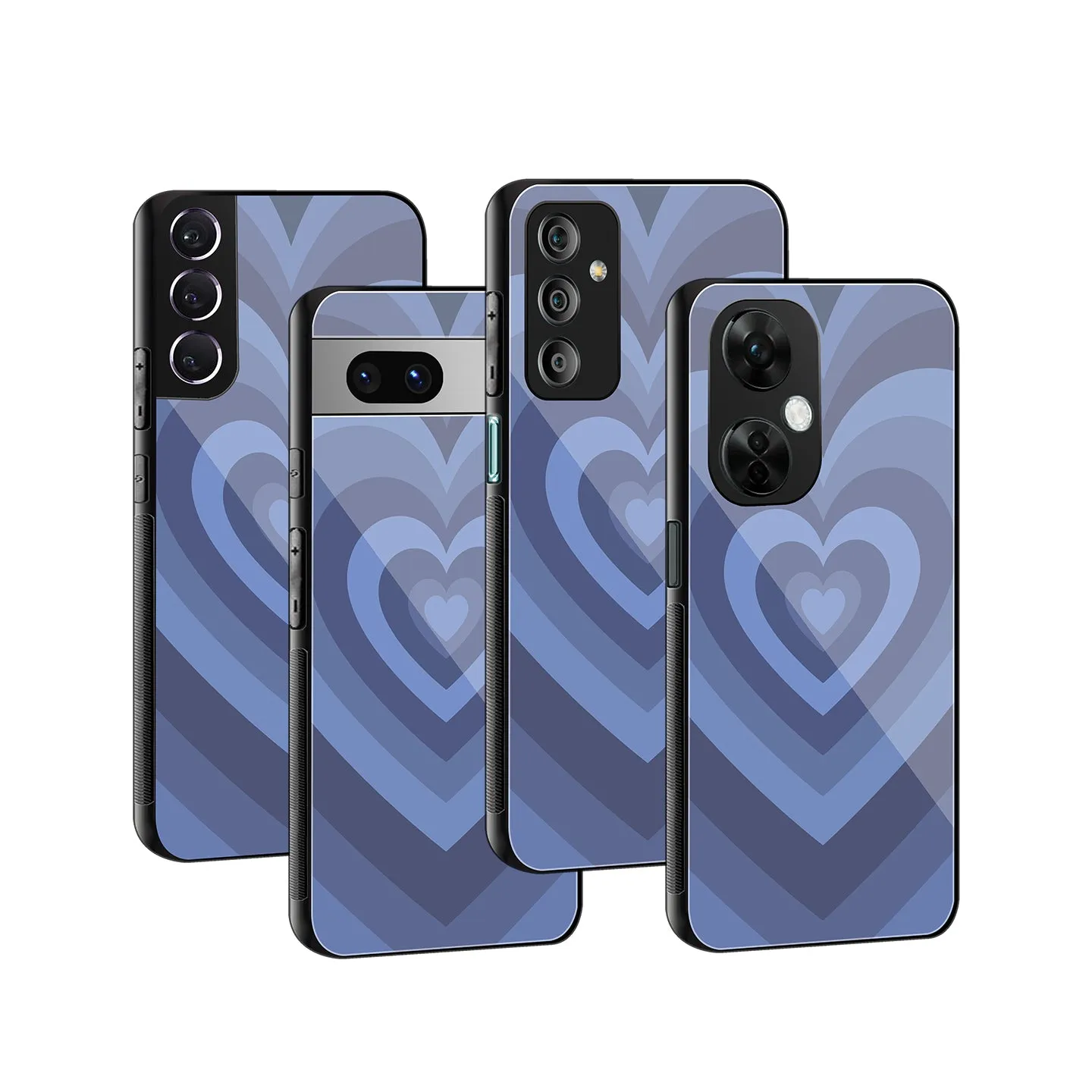 Y2K Yankees Blue Hearts Phone Cover | Glass Case